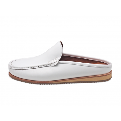Men Sandals MV-08 White Nappa